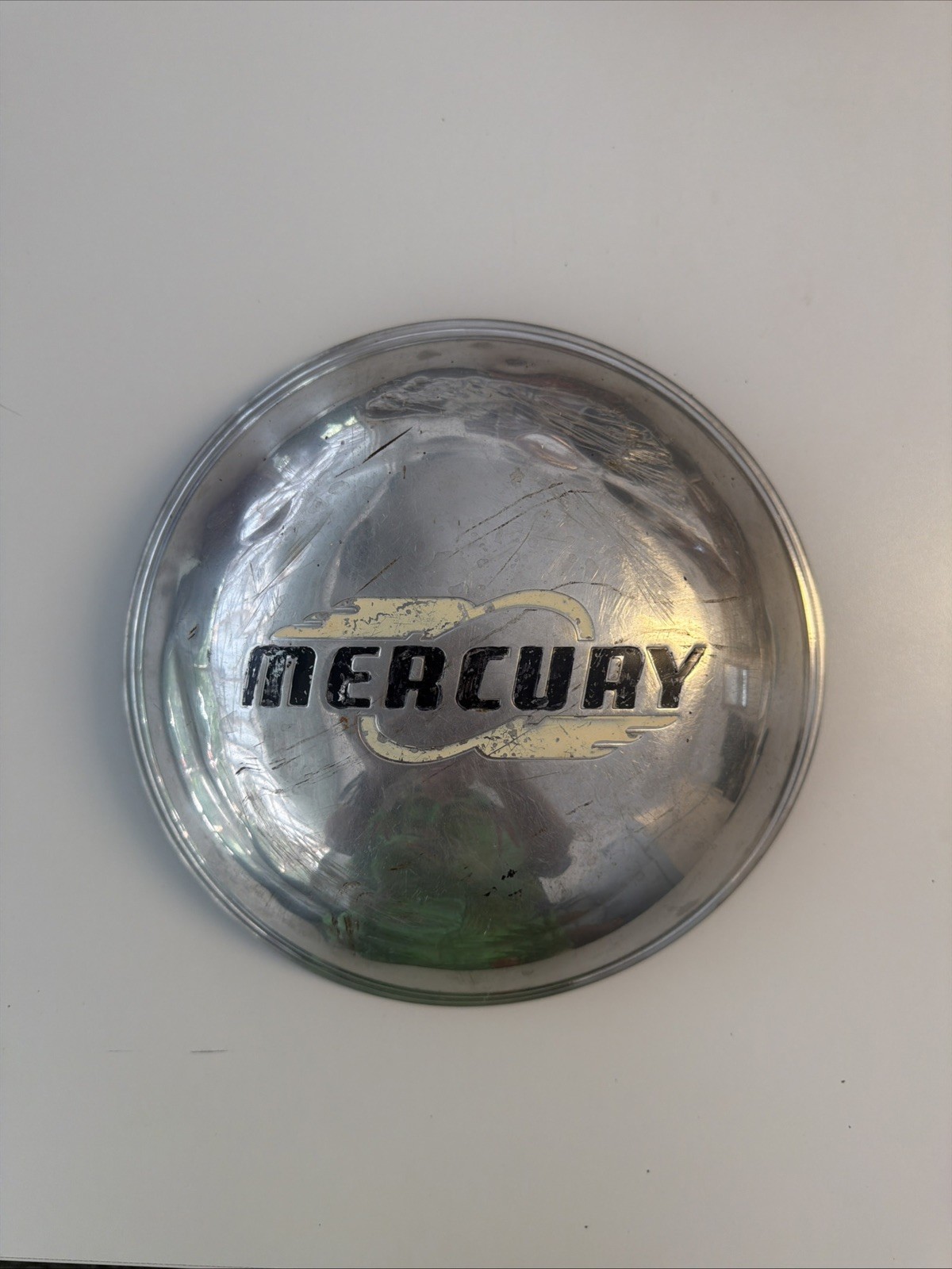 Single 1946 - 1948? Mercury Truck Artillery Poverty Dog Dish Hubcap