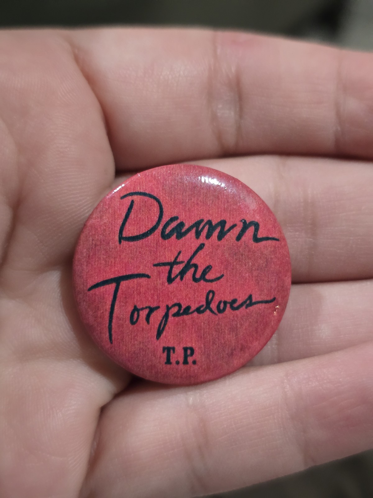 Vintage 1979 TOM PETTY promo button Damn The Torpedoes pin badge Heartbreakers Vintage 1979 TOM PETTY promo button Damn The Torpedoes pin badge Heartbreakers