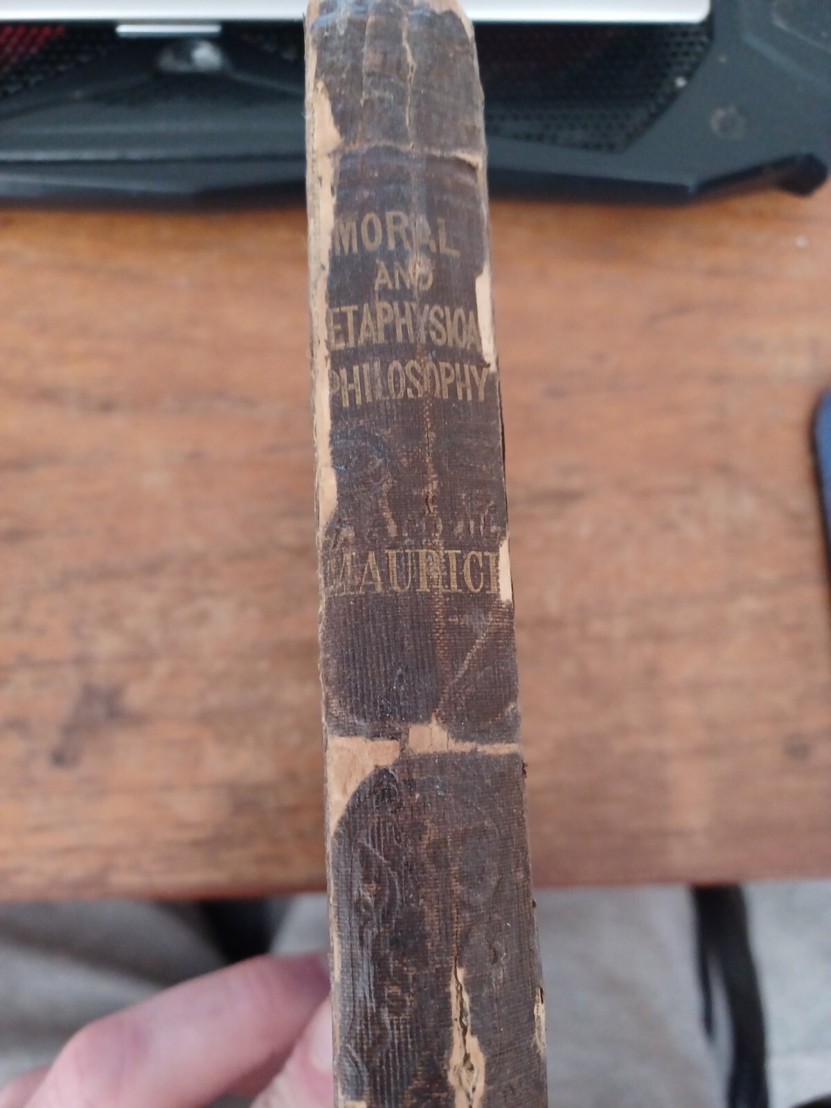 Moral & Metaphysical Philosophy Ancient Maurice 1854 Encyclopaedia Metropolitana