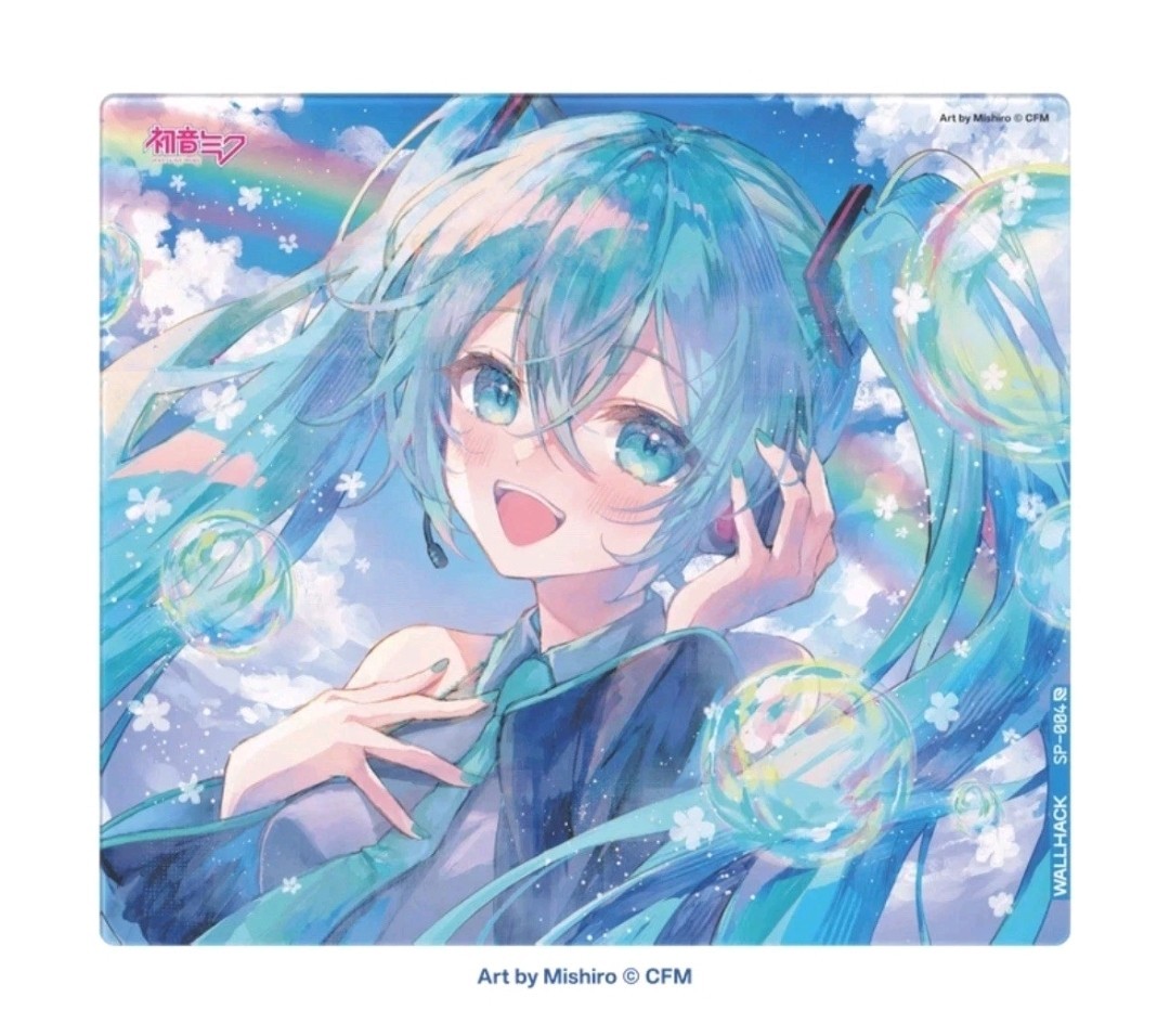 Wallhack SP-004 Summer Miku Glass Mouse Pad Hatsune Miku