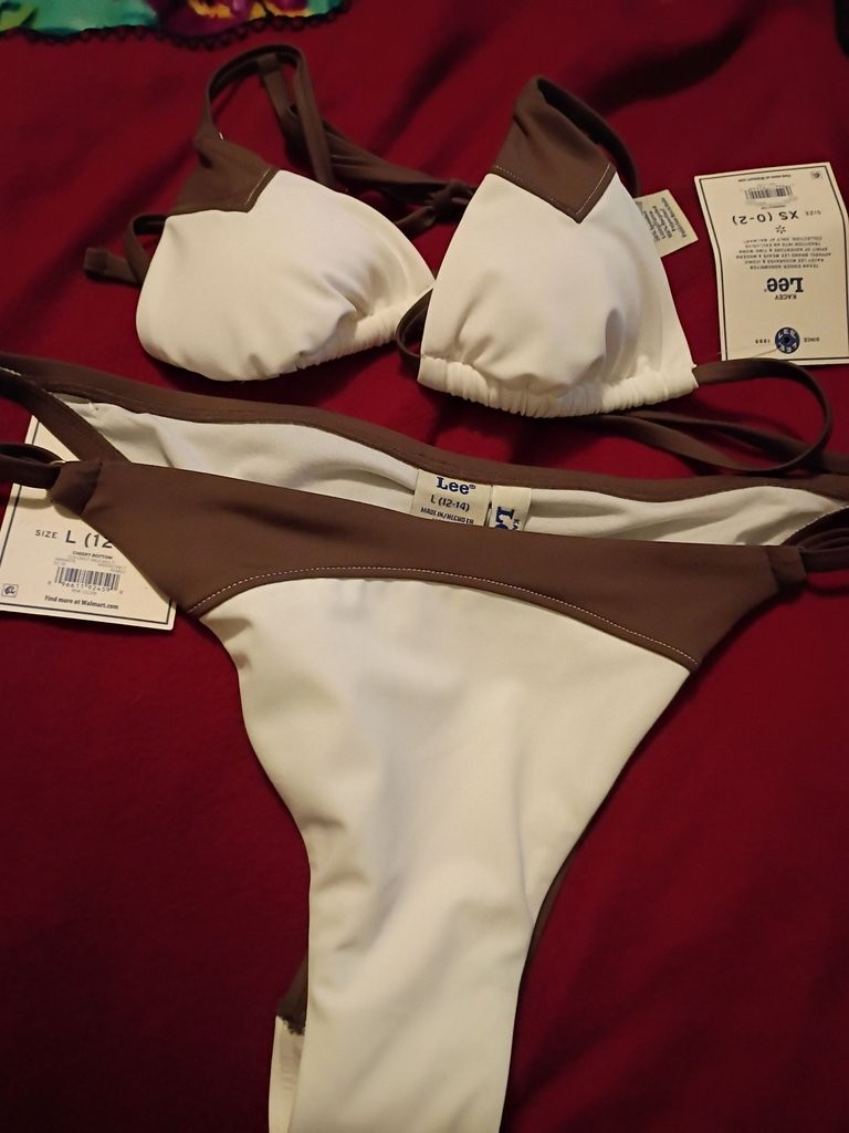 Kacey Lee Two-Tone Bikini Set
