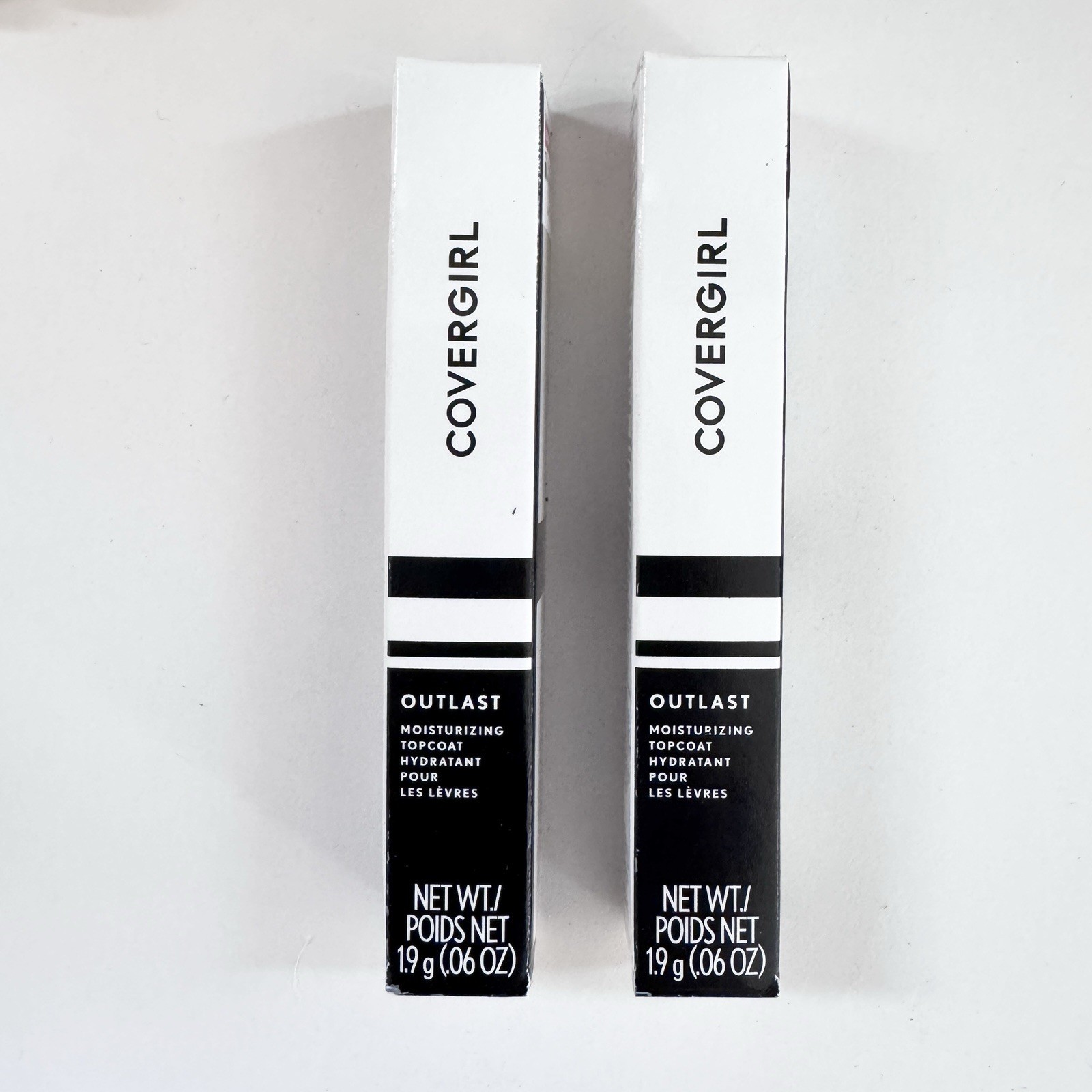 2 NEW CoverGirl Outlast All-Day Lip Color Clear Topcoat, 0.06 oz (lot Of 2) 2 NEW CoverGirl Outlast All-Day Lip Color Clear Topcoat, 0.06 oz (lot Of 2)