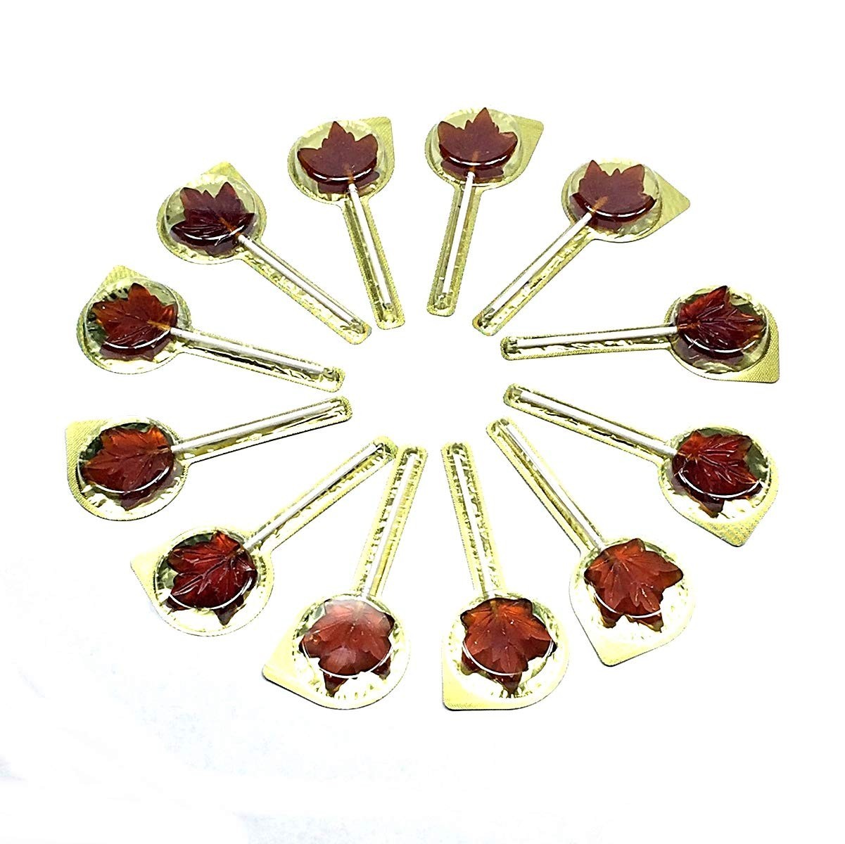 Canada True 100% Pure Maple Syrup Lollipops 12 Count - 