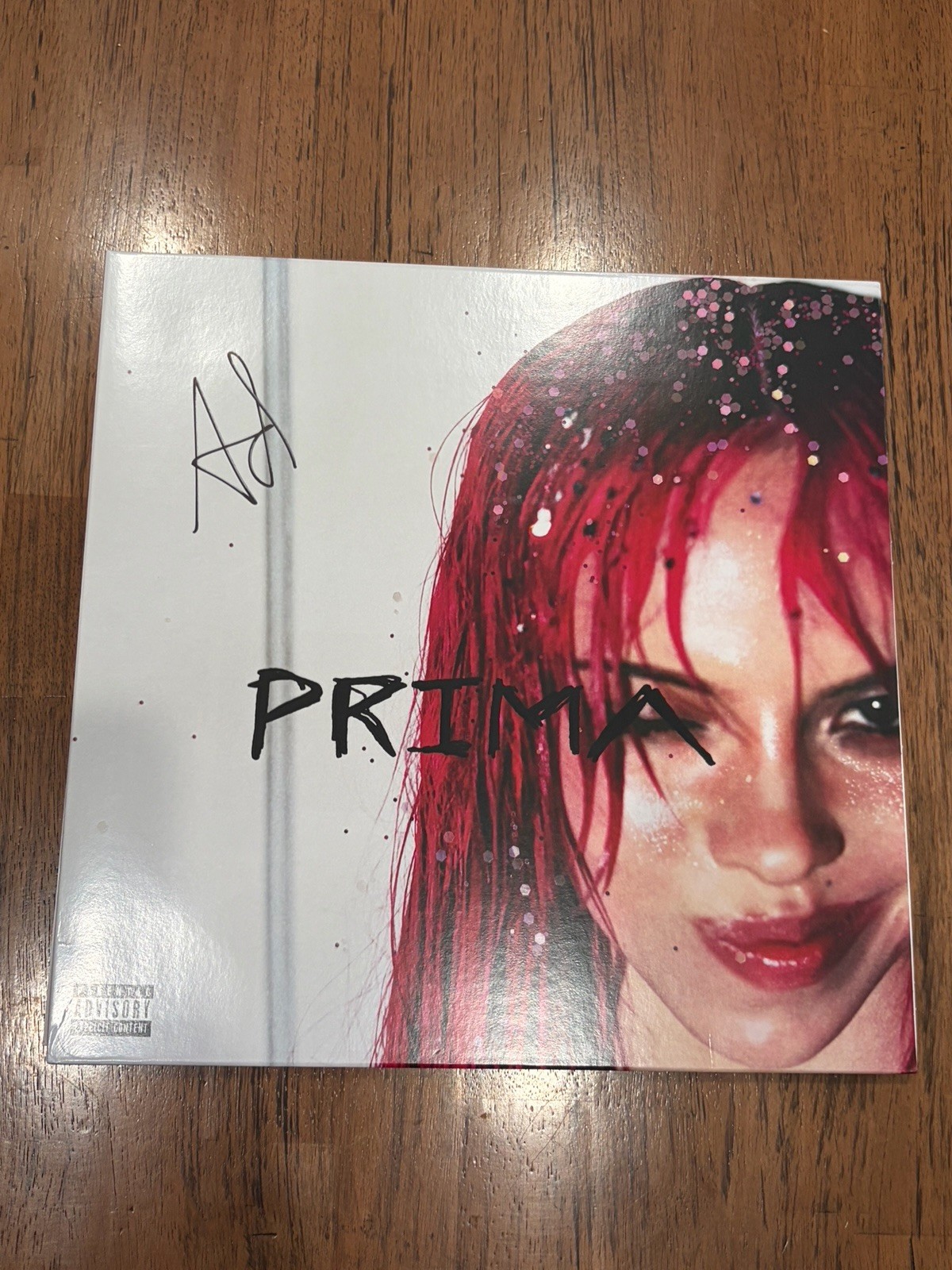Adela Signed Vinyl Prima LP Pink Autograph On Cover Jacket