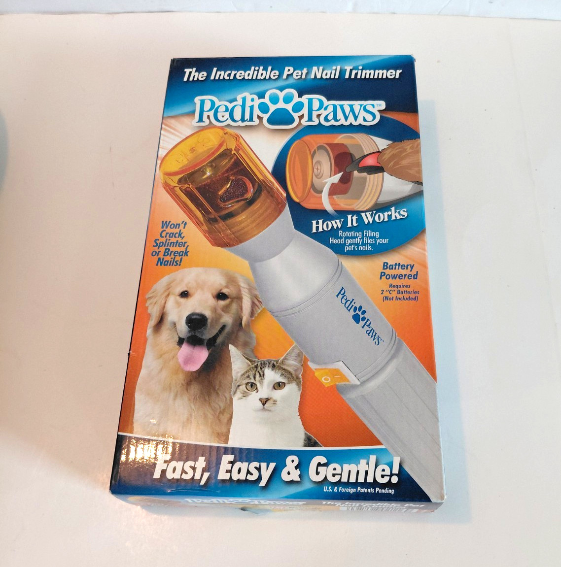 PediPaws Pet Nail Trimmer Battery Powered Fast Easy Gentle for Golden Retriever