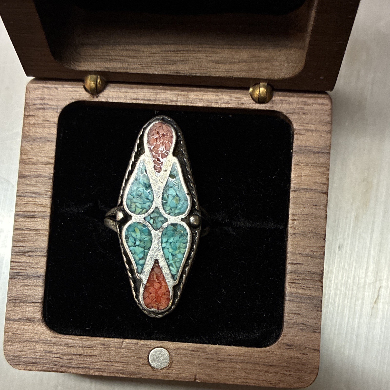 Vintage Navajo Ring Sterling Vintage Navajo Ring Sterling