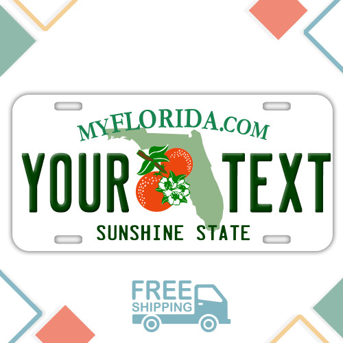 PERSONALIZED Florida License Plate 