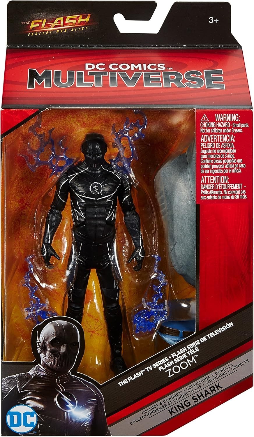 Mattel 2016 DC Multiverse Zoom Action Figure A BIT DAMAGED PACKAGE