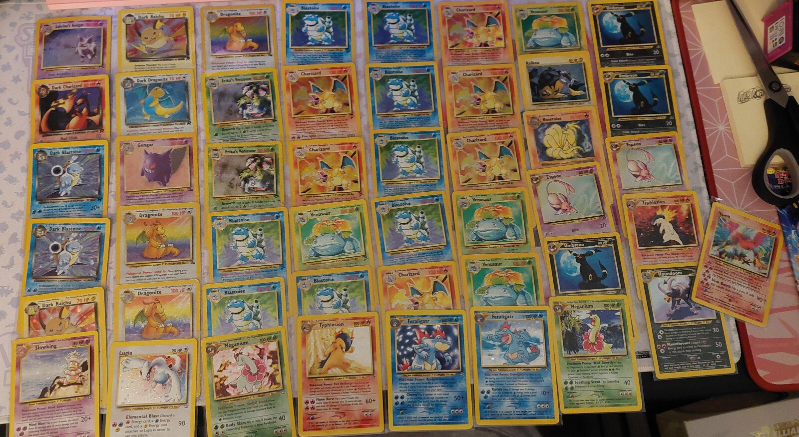 1st Edition - Old Pokemon Cards - 100% Vintage - ALL RARES - WOTC ONLY - HOLO