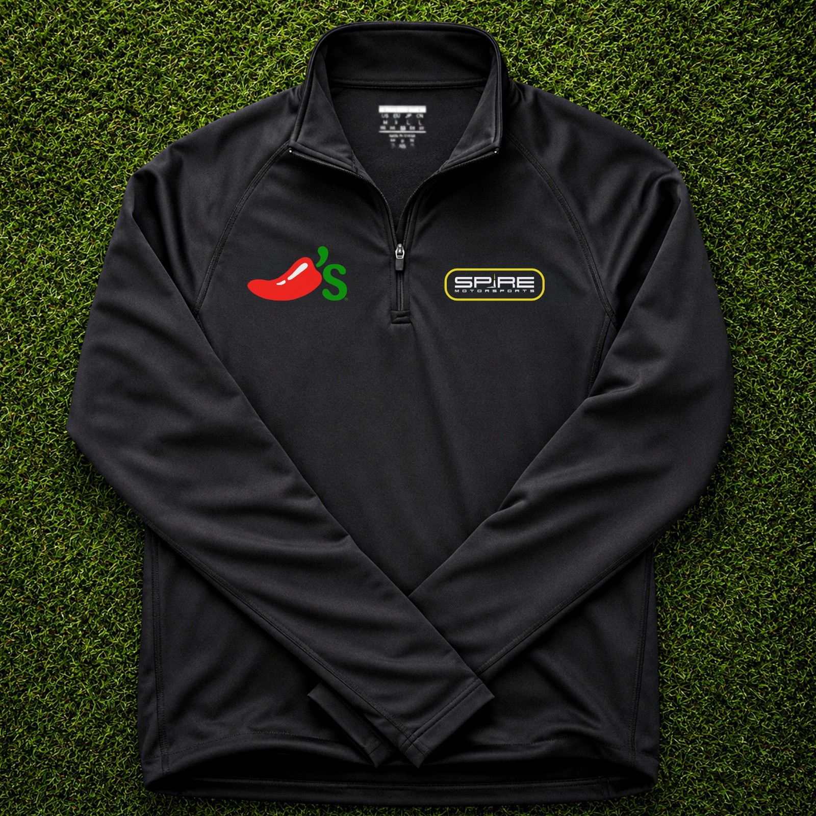 2026 Carson Hocevar Spire Motorsports Chili's Quarterzip (XL) 2026 Carson Hocevar Spire Motorsports Chili's Quarterzip (XL)