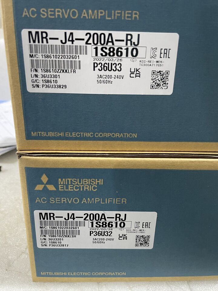 MR-J4-200A-RJ 1PCS NEW MITSUBISHI SERVO DRIVE MR-J4-200A-RJ