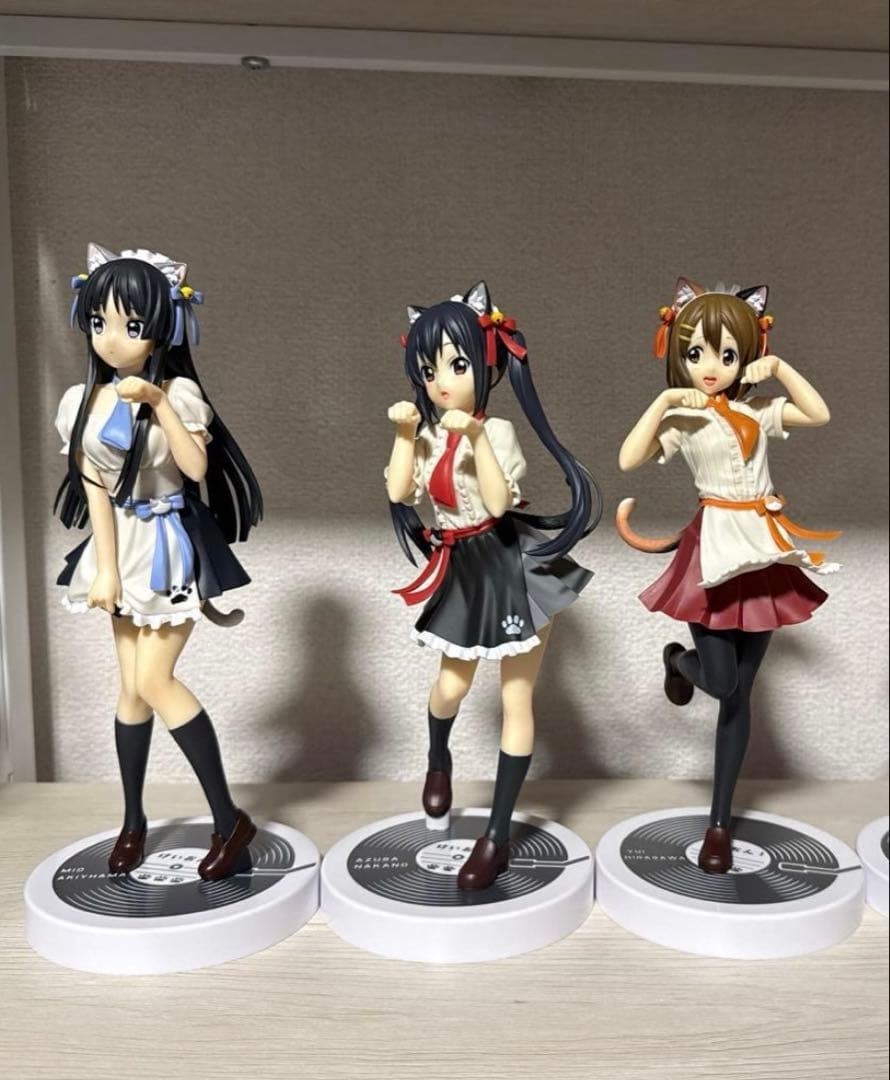 K-On Trio Try iT Figure Set Collectible Anime Figures Fully Functional Japan