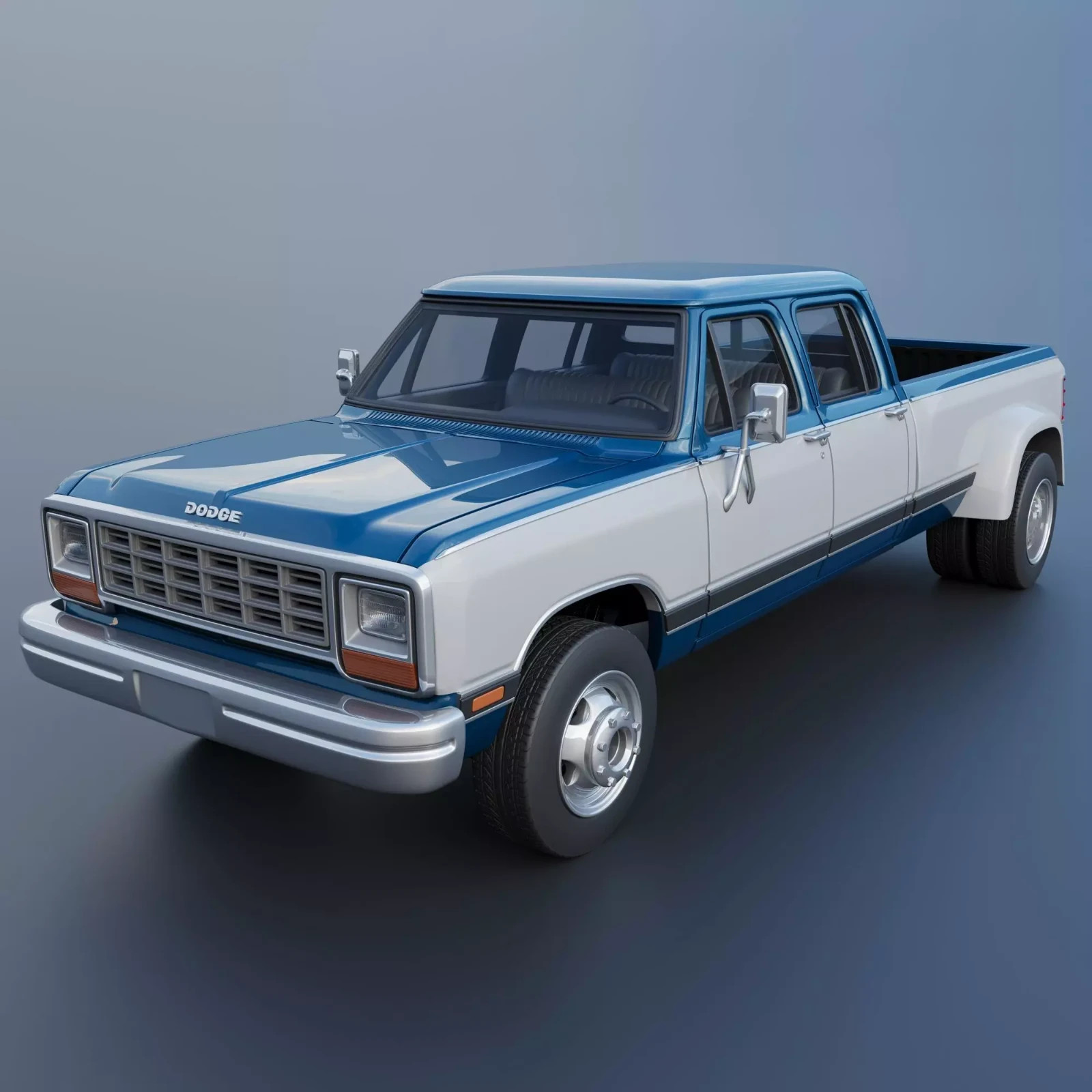 3D Printed RC CAR 1983 W350  Dually 1/10 Body Fits CEN F-450