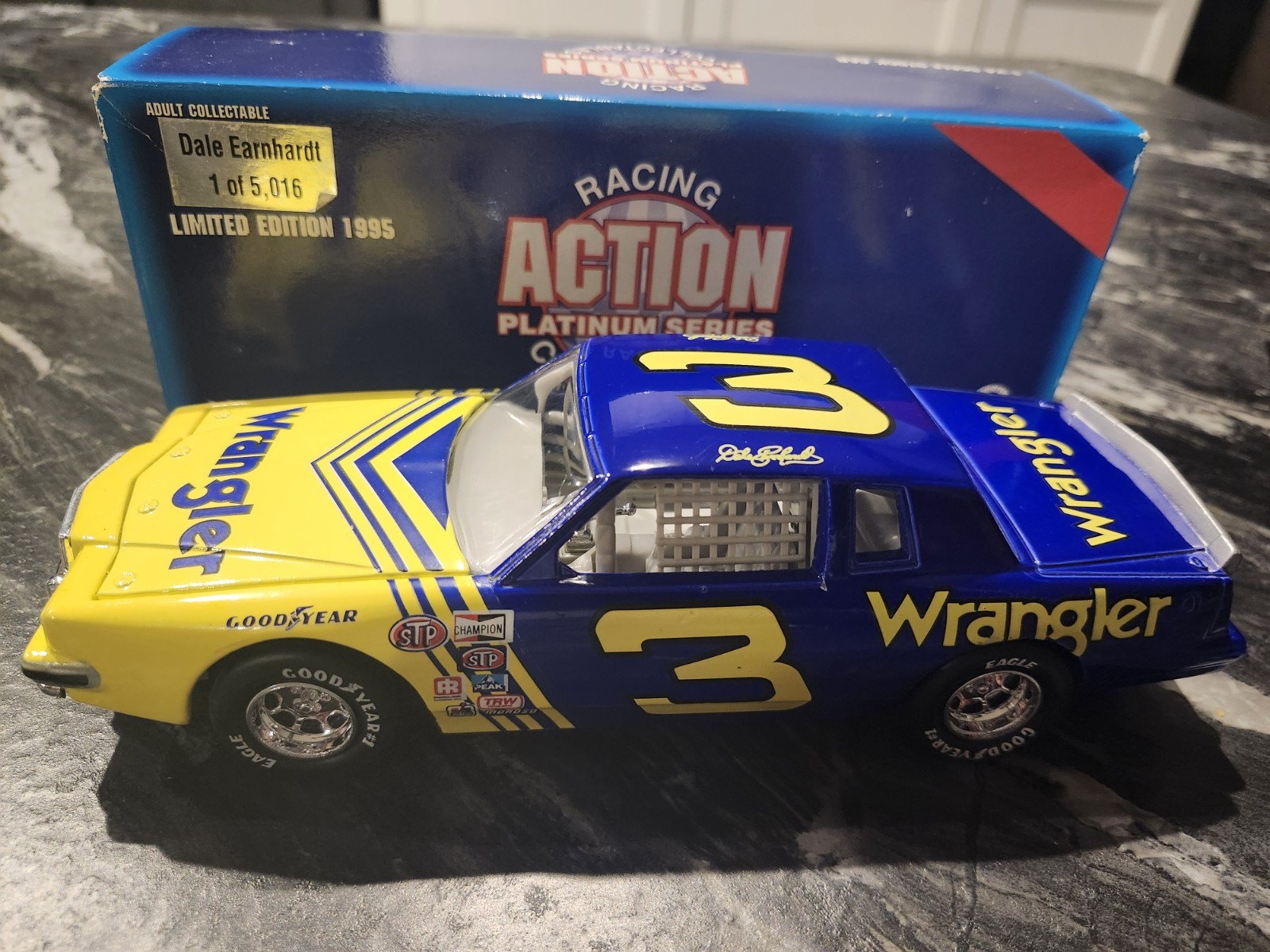 1981 Dale Earnhardt #3 Wrangler Pontiac Grand Prix 1/24 Action (1995 Edition)