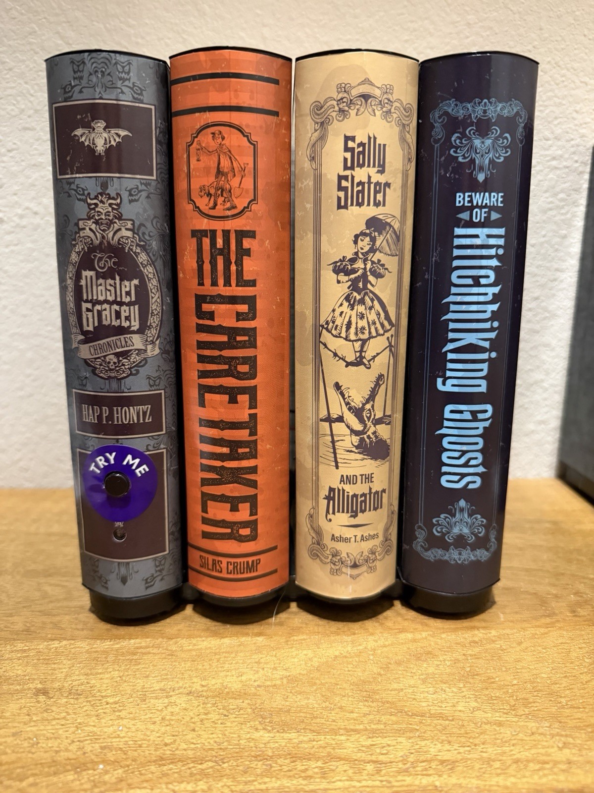 2026 Gemmy Disney Haunted Mansion Moving Animated Musical Books Halloween NEW 2026 Gemmy Disney Haunted Mansion Moving Animated Musical Books Halloween NEW