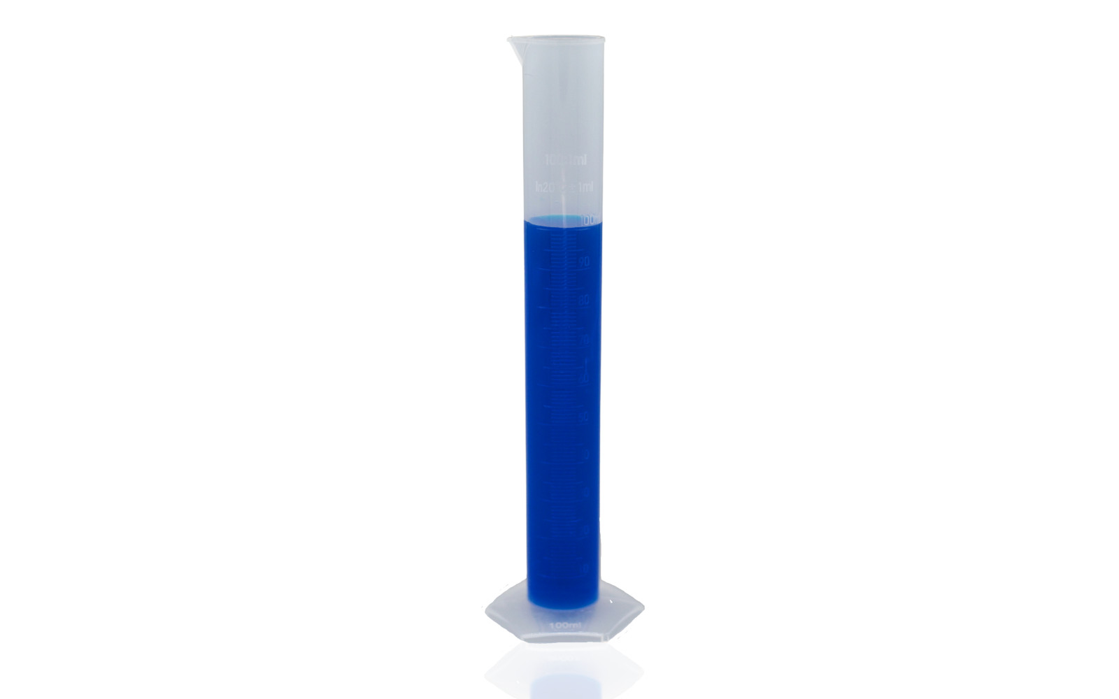 Graduated Cylinder Polypropylene, 100ml - 2000ml, Plastic
