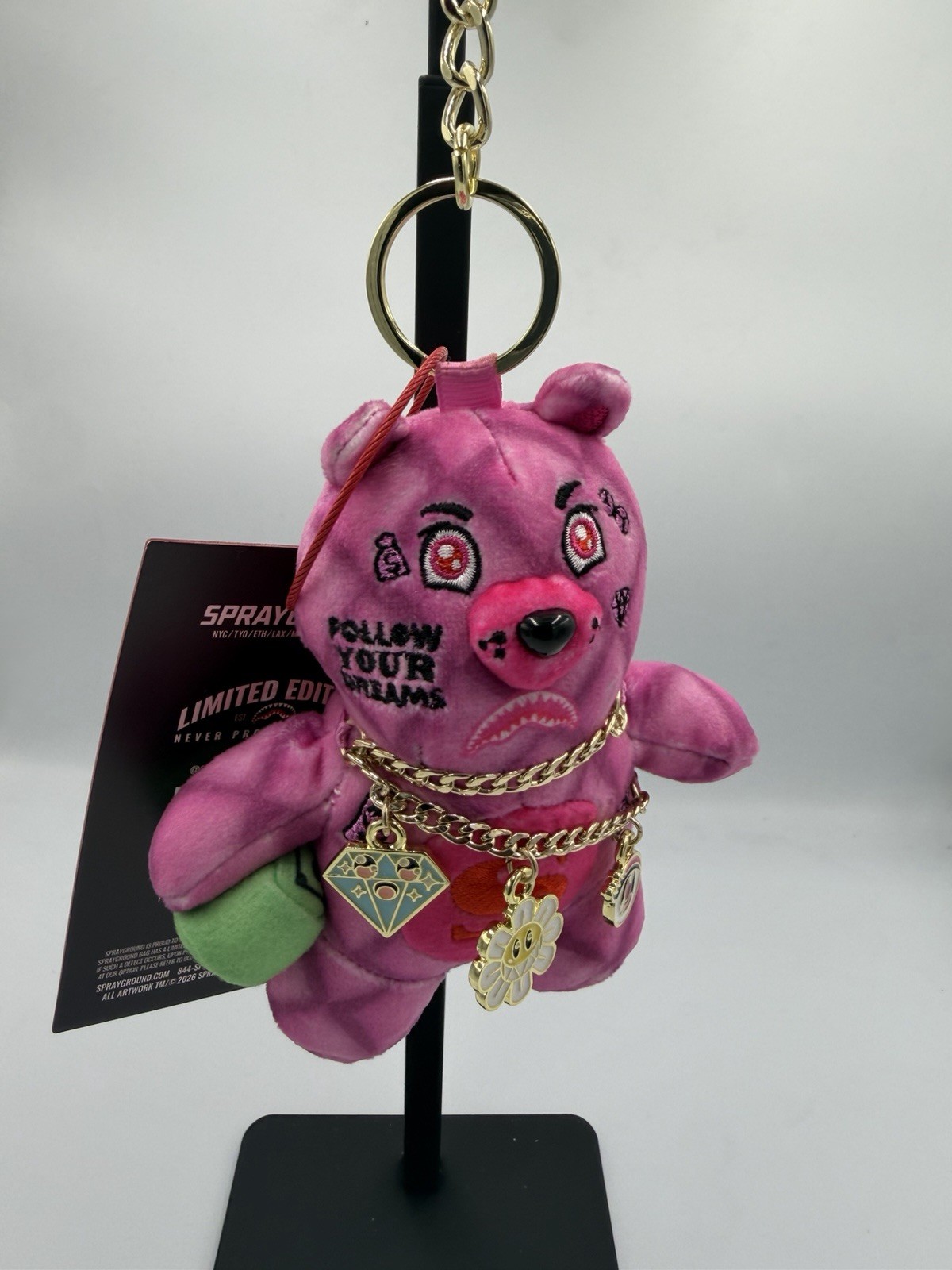 Sprayground KAWAII CUTIE BEAR KEYCHAIN