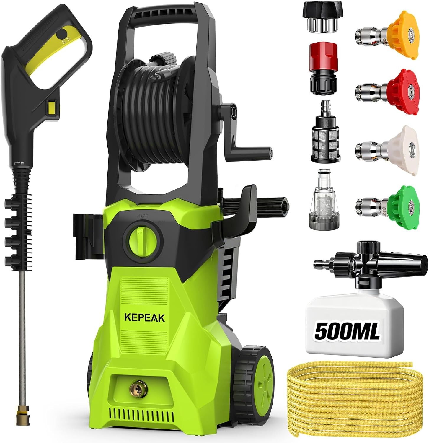 Electric High Pressure Car Washer Portable Powerful Water Spray Gun Cleaner Tool