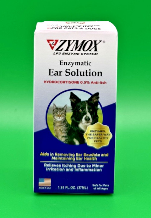 Enzymatic Ear Solution Anti-Itch for Dogs and Cats (1.25 oz) Exp 09/28