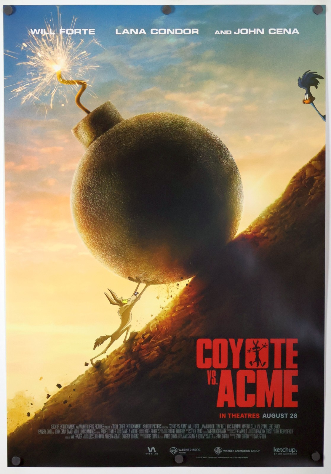 Coyote Vs Acme - original movie poster 27x39 - 2026  Roadrunner