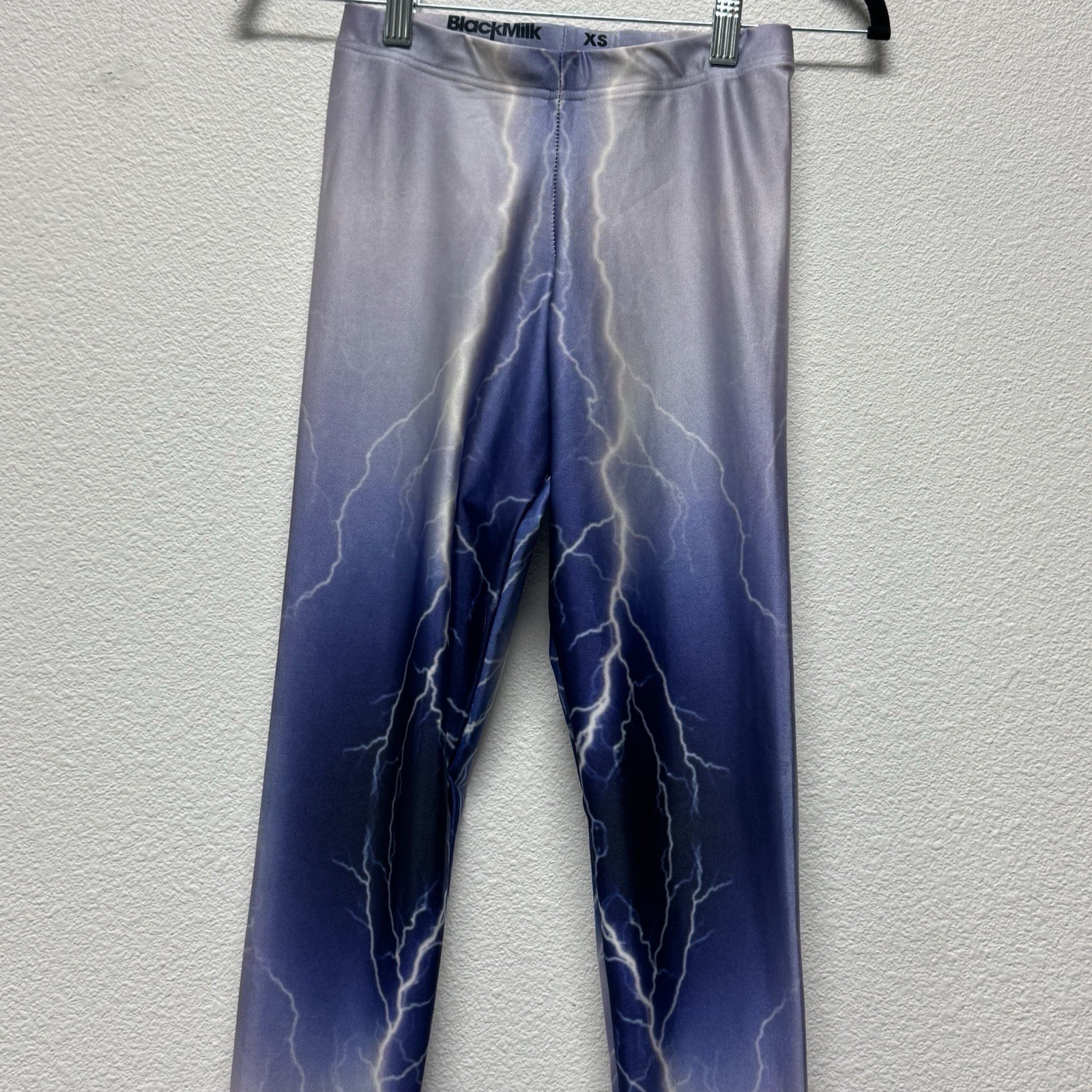 BlackMilk Lightening Purple Leggings XS BlackMilk Lightening Purple Leggings XS