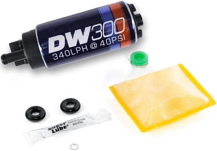 Evo 4-9 DeatschWerks DW300 320LPH Fuel Pump & Install Kit (DW-9-301-0847)