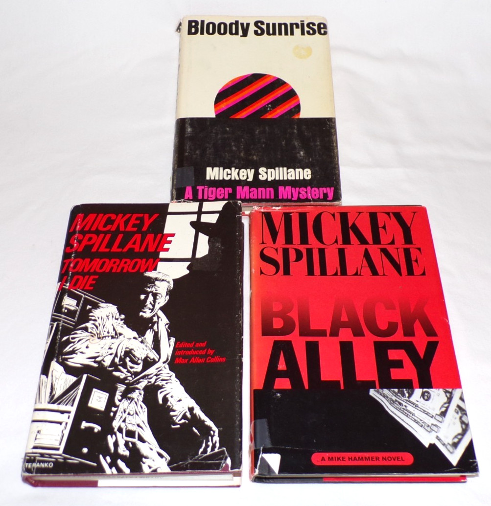 VTG Lot Mickey Spillane HB Books Tomorrow I Die Tiger Mann 1st Edition VTG Lot Mickey Spillane HB Books Tomorrow I Die Tiger Mann 1st Edition