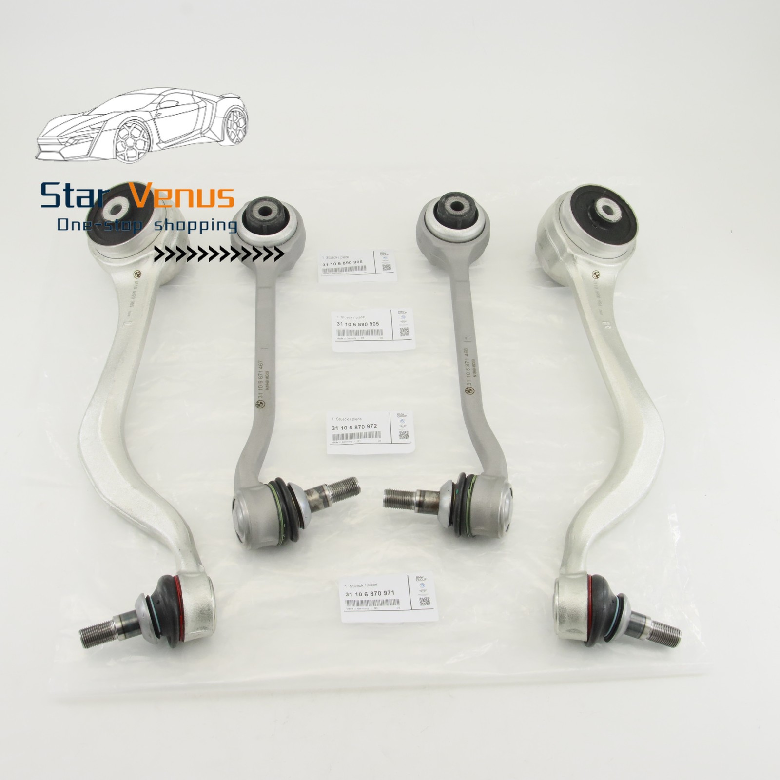 OEM Front Lower Control Arm w/ Ball Joint Set for BMW X3 X4 2018-2021 X05CJ1099 OEM Front Lower Control Arm w/ Ball Joint Set for BMW X3 X4 2018-2021 X05CJ1099