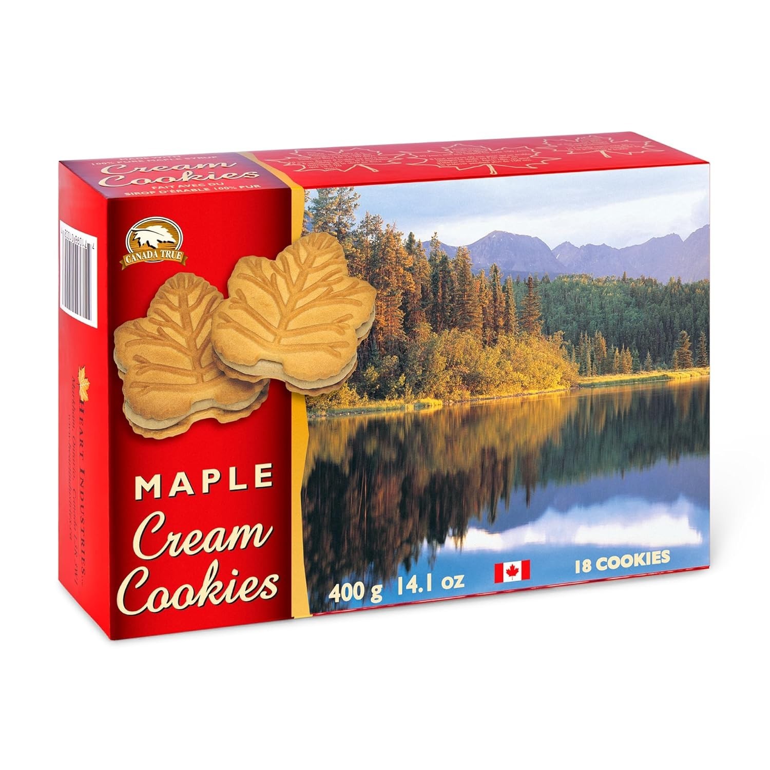 Canada True Maple Cream Cookie with 100% Pure Maple Syrup 400g, 