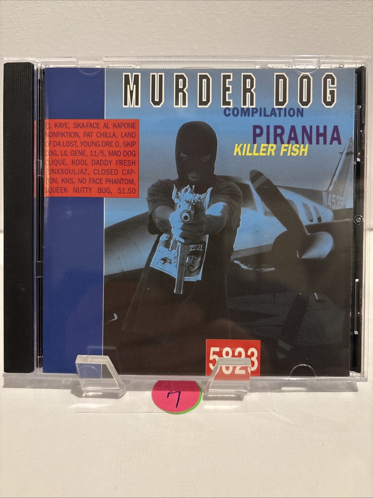 Murder Dog Cd Piranha Killer Fish 1997 OG Press Ultra Rare Memphis Rap 3-6 Mafia
