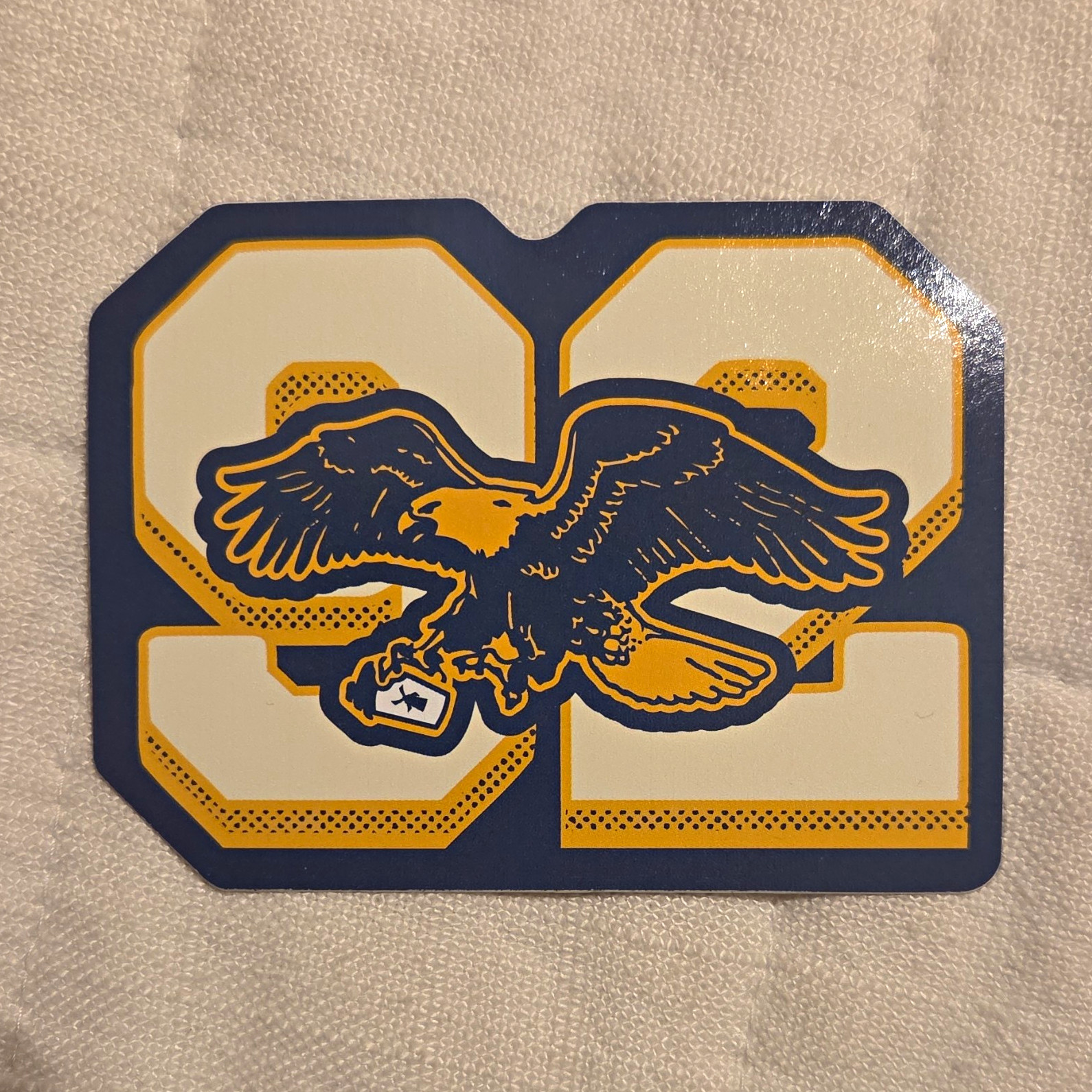 2026 Dutch Bros. Back to School Sticker Eagle Mascot 92'