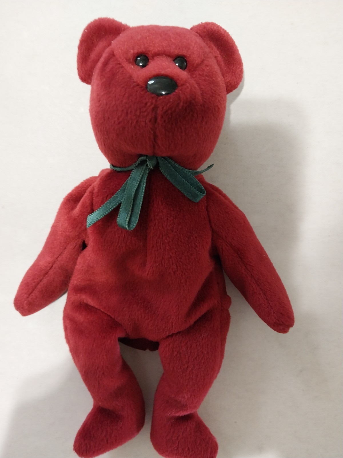 Ty Beanie Baby Cranberry New Face Teddy  Tush Tag 1993  No Hang Tag  Ships Free