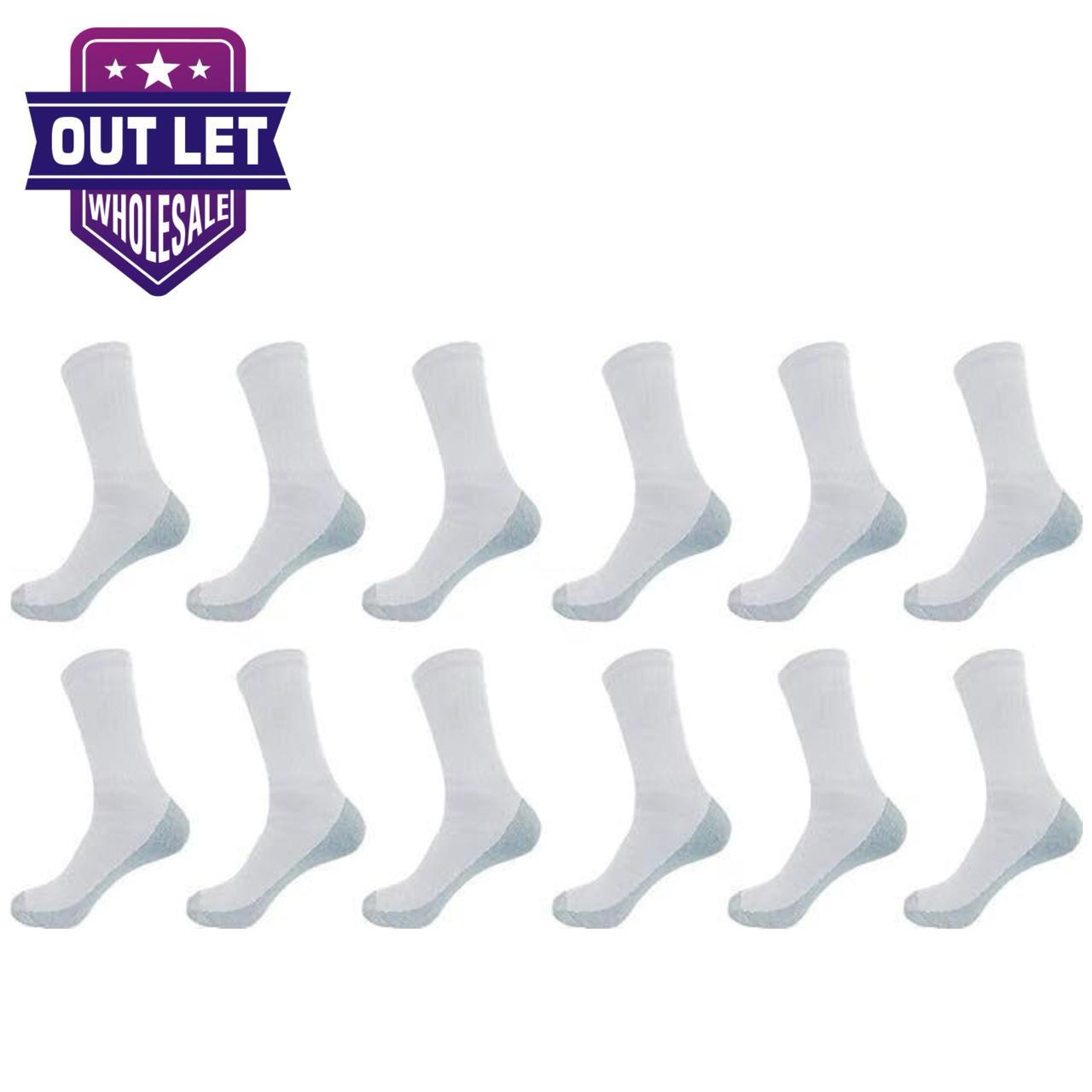 Wholesale Bulk Lots Men's Cushion Cotton Crew Sports socks size 9-11 10-13