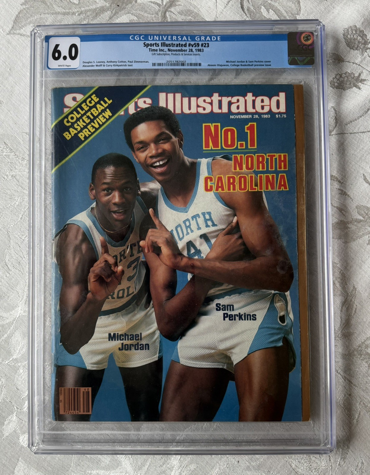 Sports Illustrated November 28 1983 - Michael Jordan - CGC 6.0 NEWSSTAND GRAIL🔥 Sports Illustrated November 28 1983 - Michael Jordan - CGC 6.0 NEWSSTAND GRAIL🔥