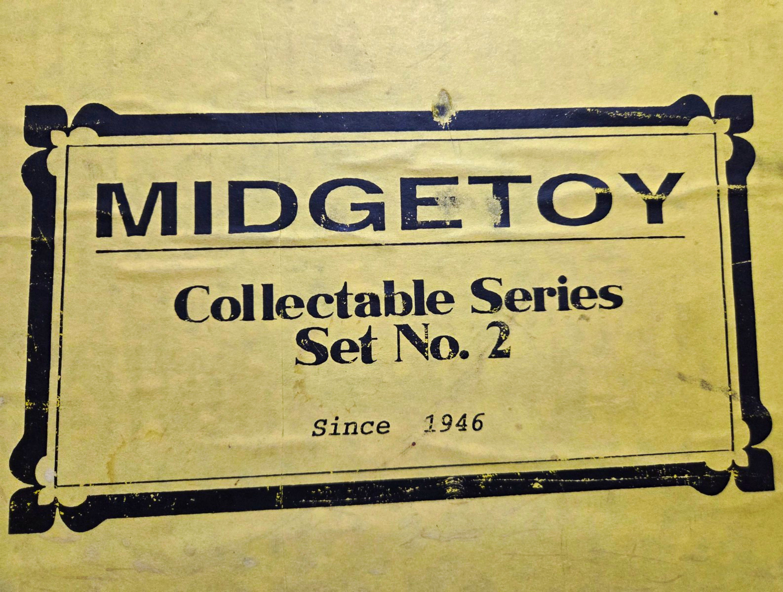 Midgetoy Collectable Series Set No. 2 1946 Vintage Boxed Similar Tootsietoys Set