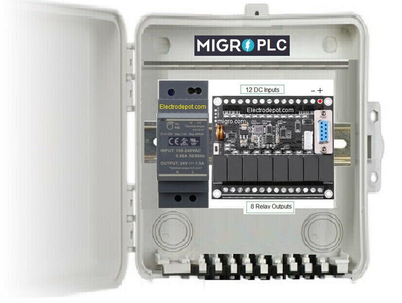 PLC Training Kit Ladder Logic Professional Programmable Controller, w Software PLC Training Kit Ladder Logic Professional Programmable Controller, w Software