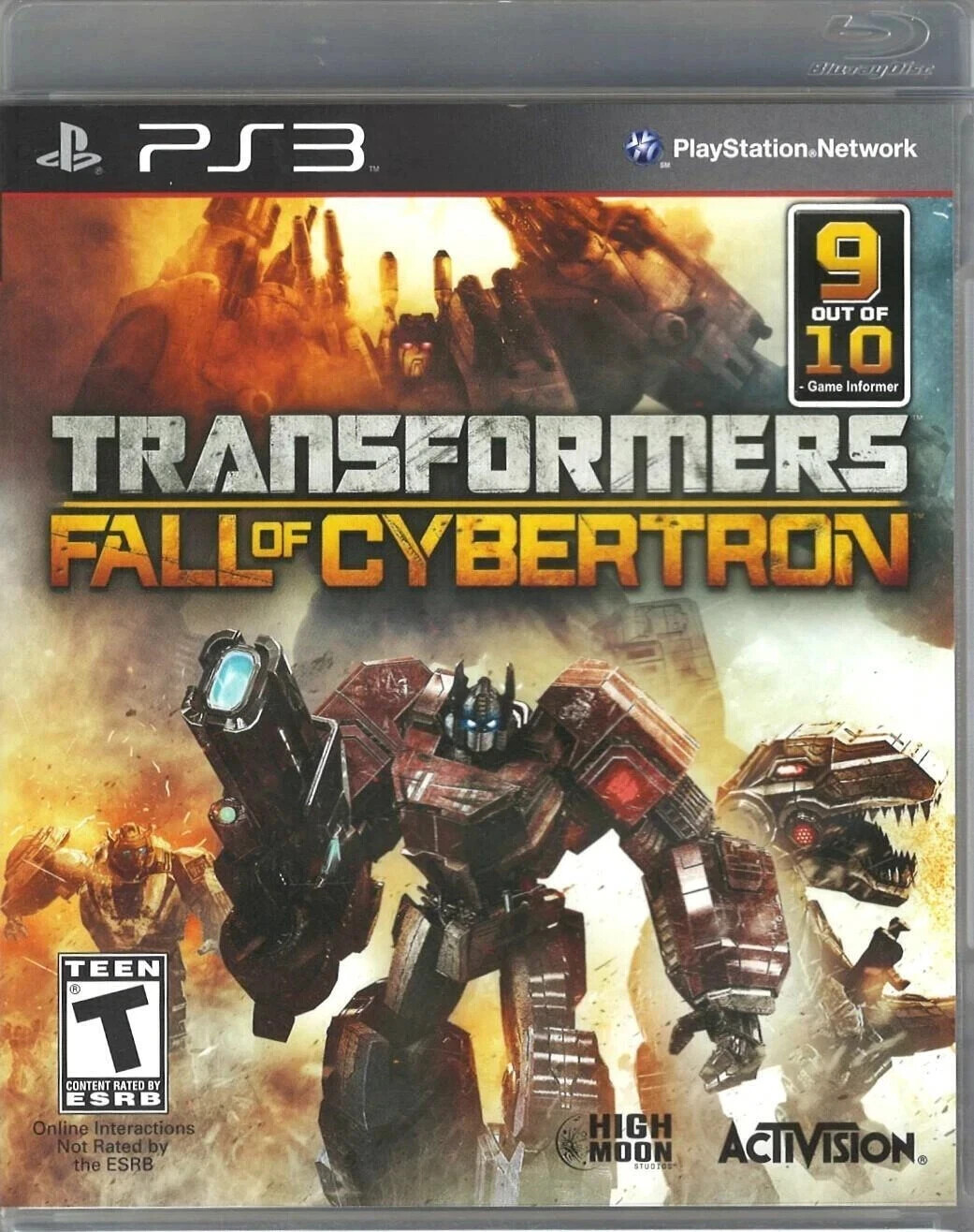 Transformers: Fall of Cybertron PS3 Brand New Game (2012 Third Person Shooting)