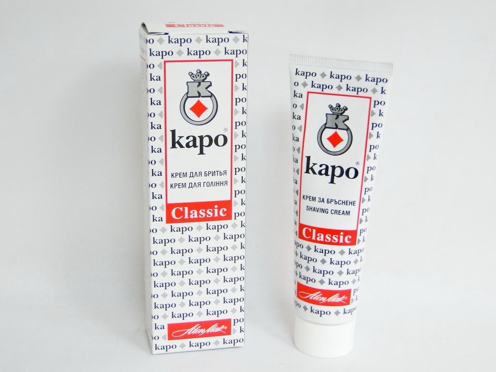 Bulgarian men shaving cream Karo Classic, the original, 100ml, by Rubella