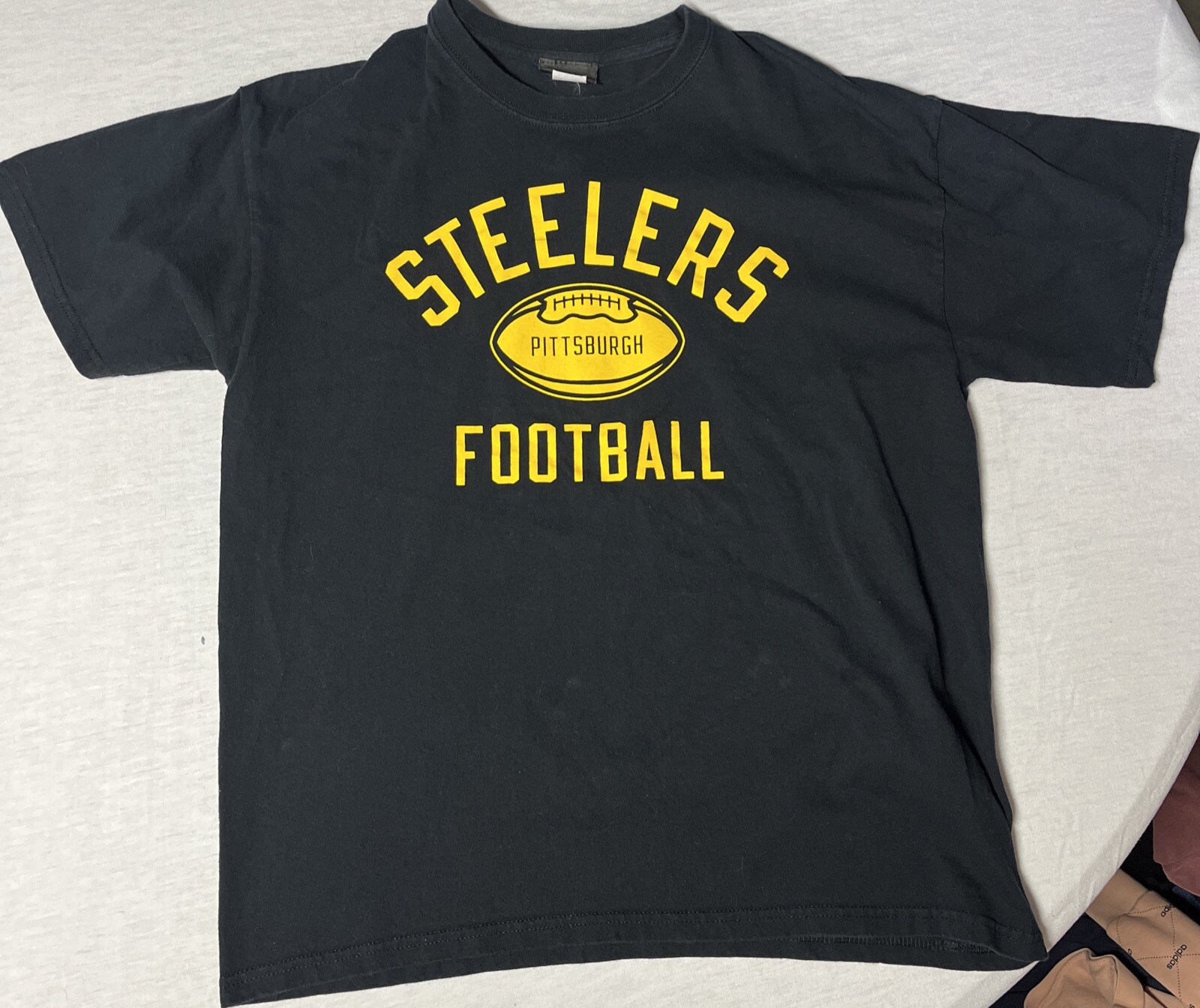 Vtg Reebok Pittsburgh Steelers Football Shirt Black & Yellow Men’s Medium Vtg Reebok Pittsburgh Steelers Football Shirt Black & Yellow Men’s Medium