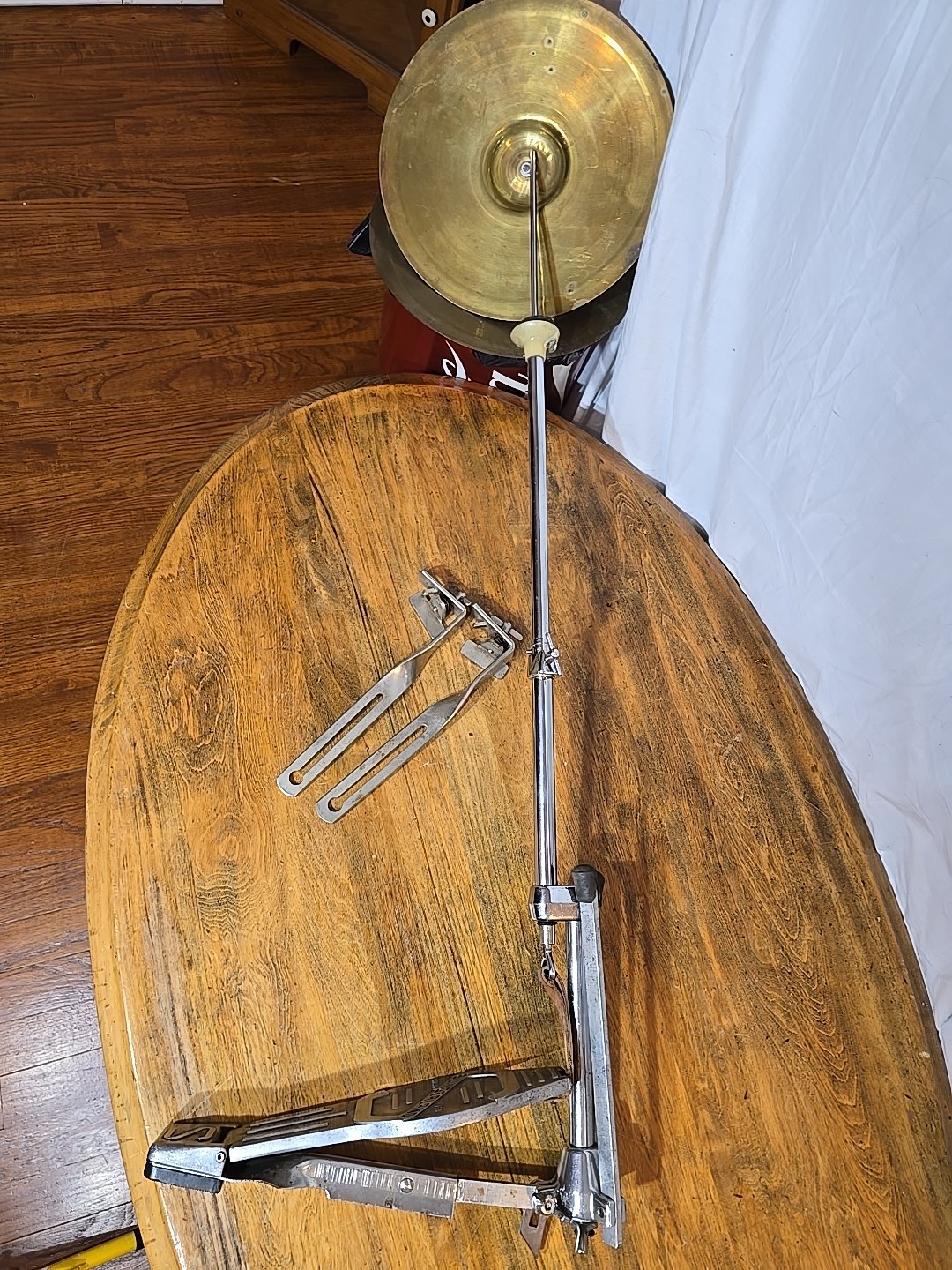 1950s Slingerland Low Boy Sock Cymbals Pedal lot