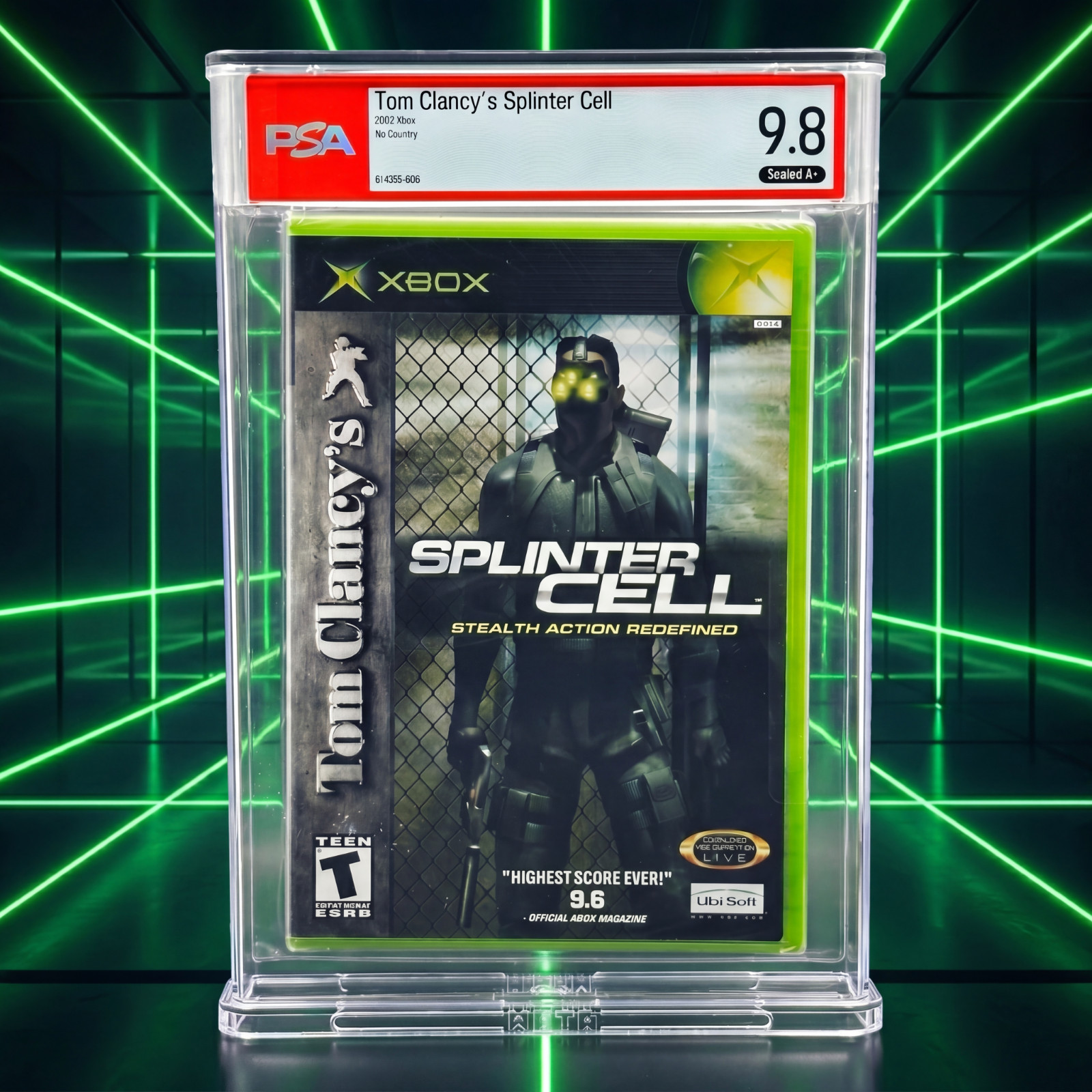Tom Clancy's Splinter Cell • PSA 9.8 A+ • 1st Print • Xbox