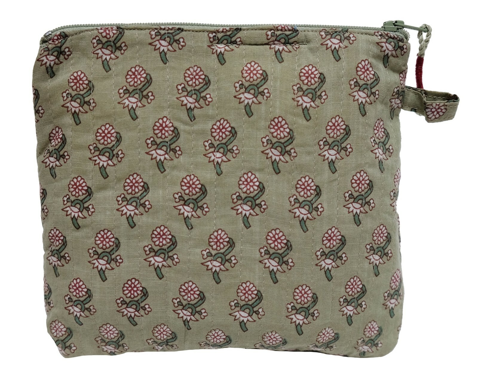 Anokhi wash bag - sage - Small size 6\ Anokhi wash bag - sage - Small size 6\