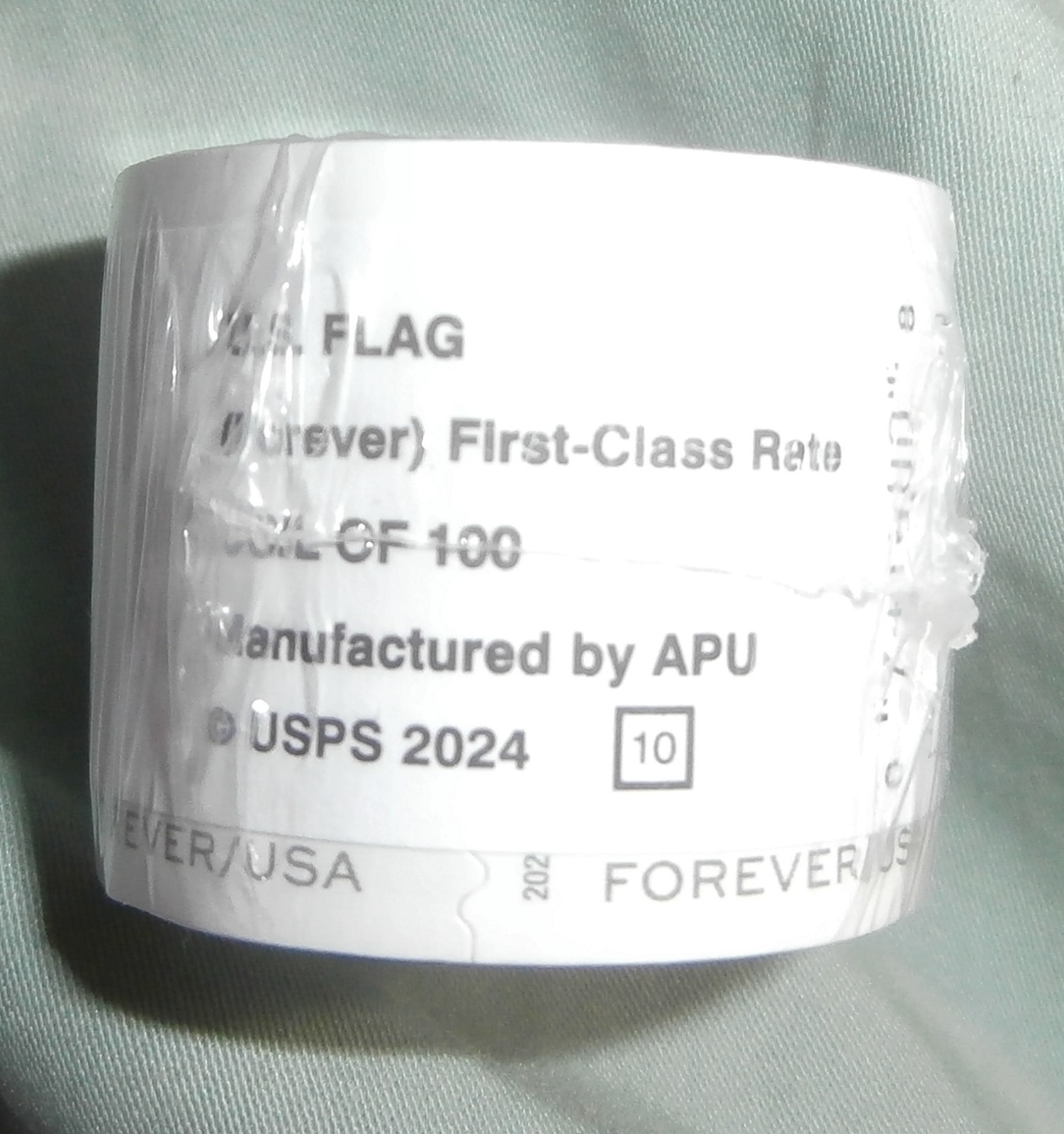 1 roll of 100 usps stamps