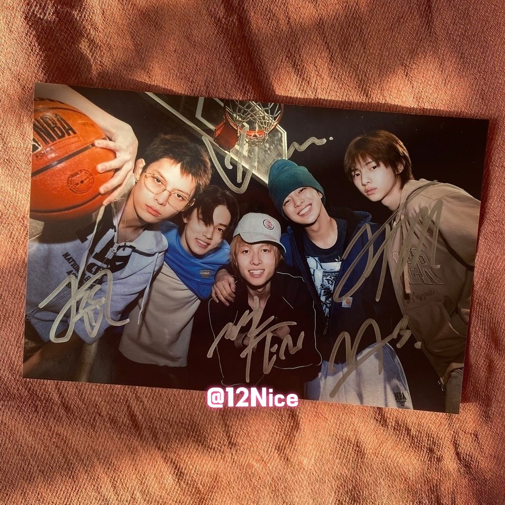 CORTIS GROUP Photo Autographed SIGNED K-POP Collection 4*6 2026 #Nice