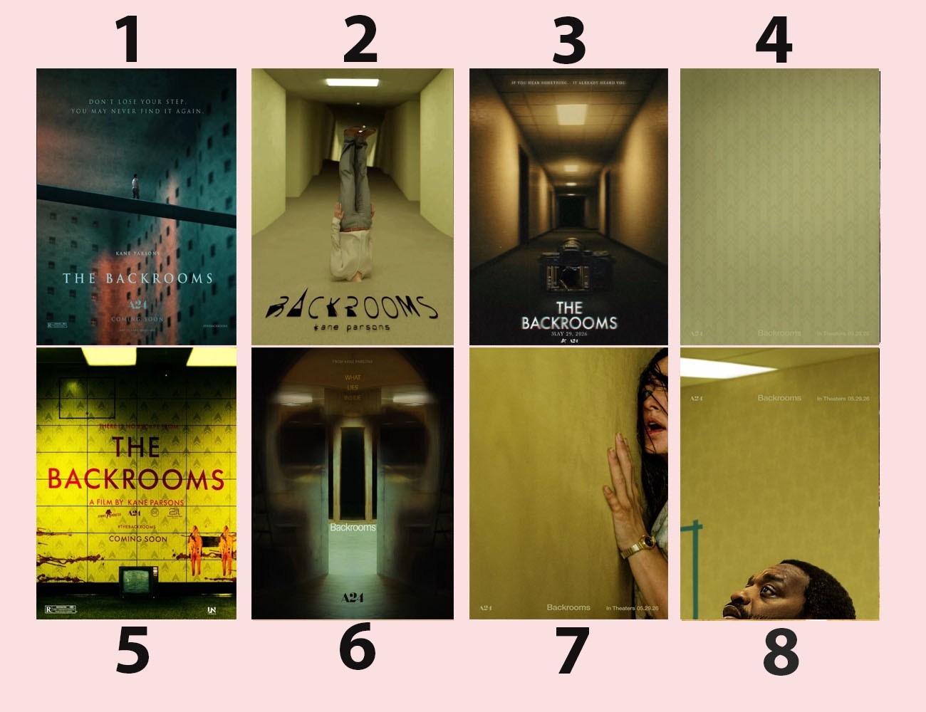 The Backrooms A24 Movie May 29 2026 Poster