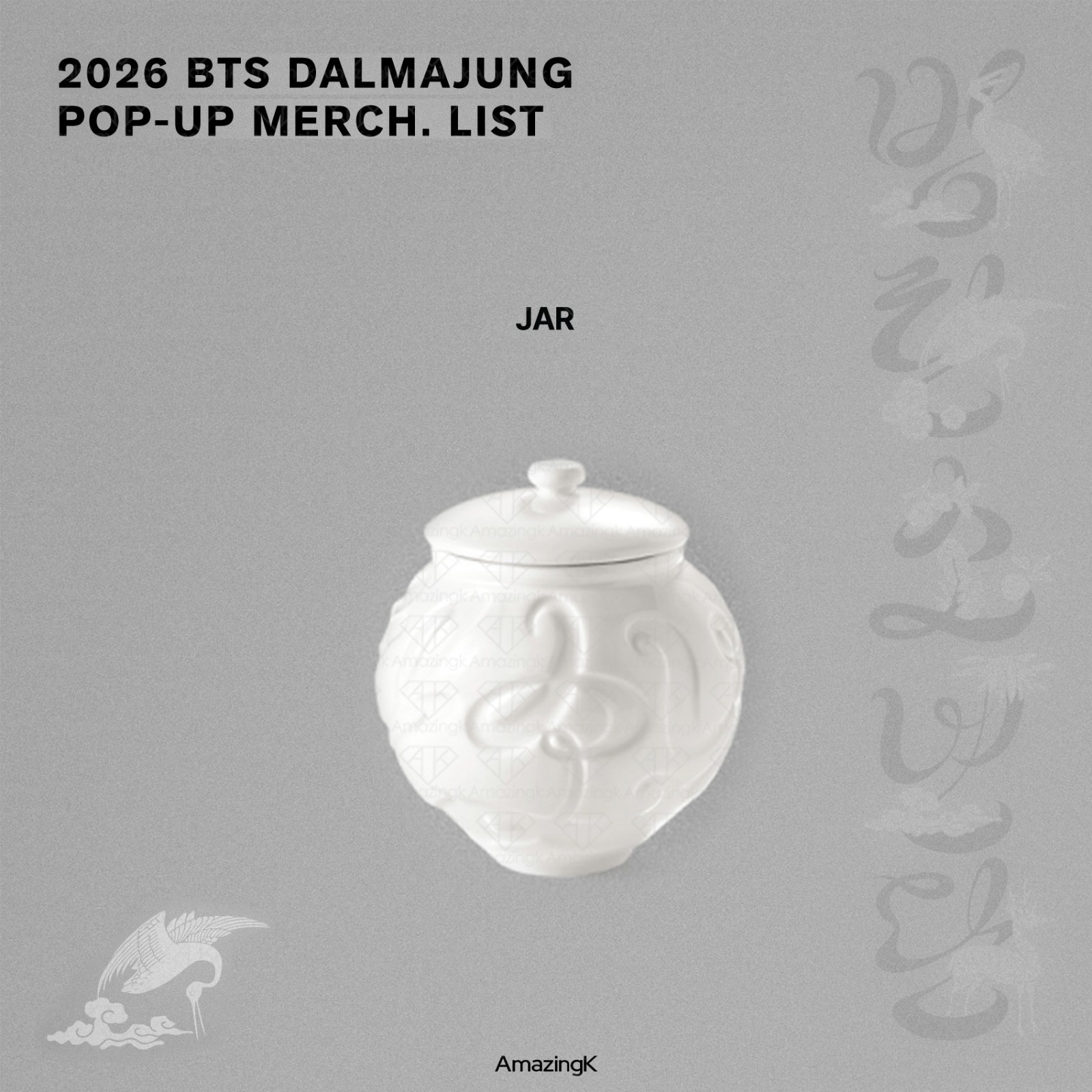 [PreSale] 2026 BTS DALMAJUNG POP-UP STORE Official MD FASTSHIP