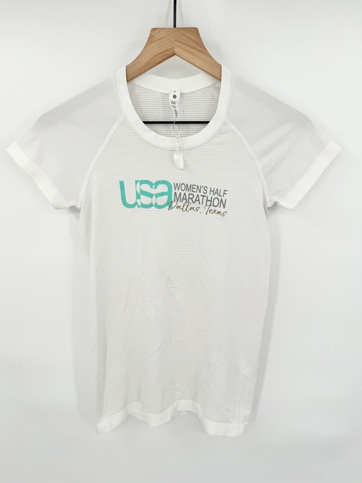 Lululemon Swiftly Tech Short Sleeve Women’s White USA Women’s Marathon Size 4