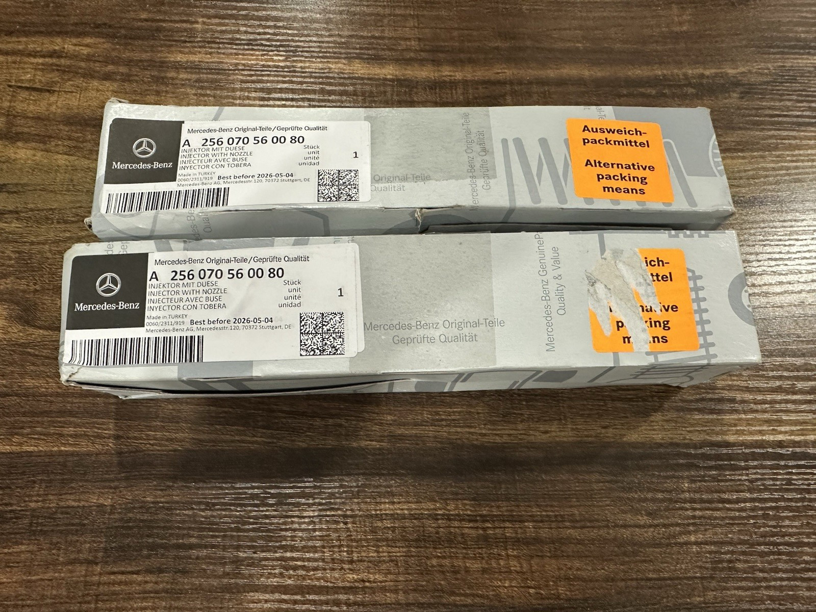 A2560705600 GENUINE OEM MERCEDES-BENZ FUEL INJECTOR SET OF 2 -GREAT DEAL A2560705600 GENUINE OEM MERCEDES-BENZ FUEL INJECTOR SET OF 2 -GREAT DEAL