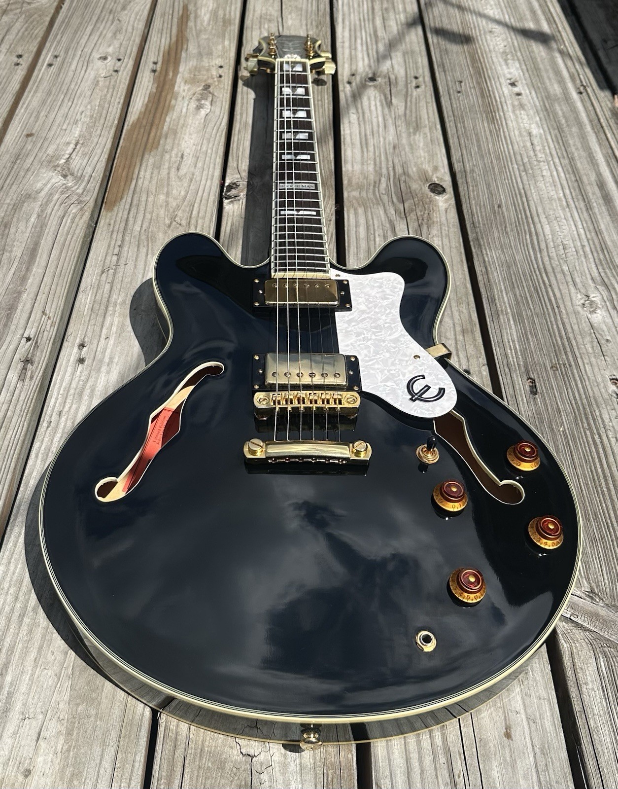 Epiphone John Lee Hooker Boogie Man Sheraton 1999 Rare #9 0f 220 MIK 