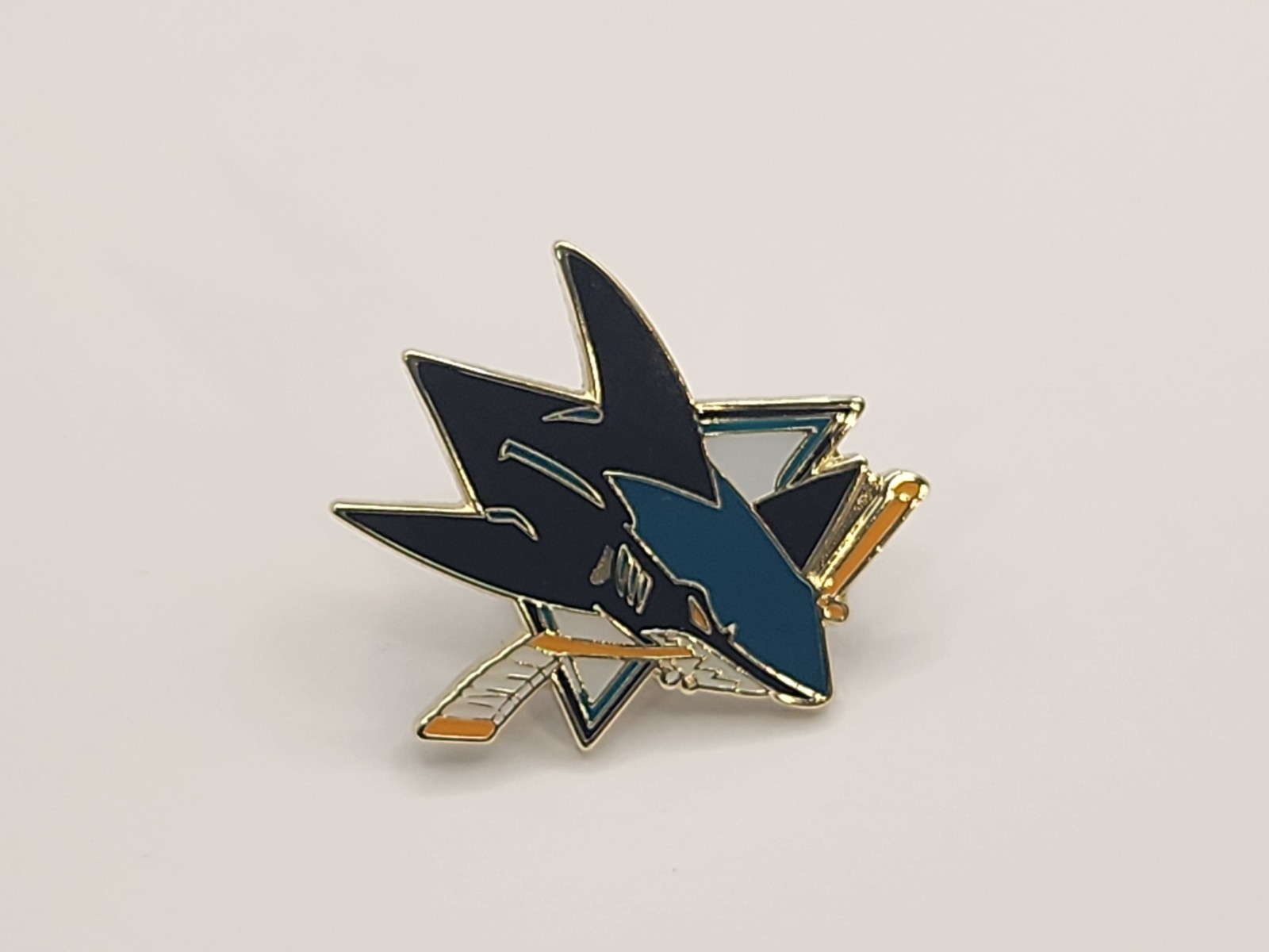 NHL Hockey Team San Jose Sharks Hard Enamel Brooch Pin, Hat Pin, Backpack Pin 